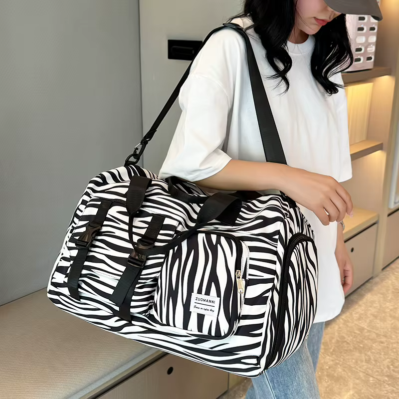 Sac de sport tendance à imprimé léopard