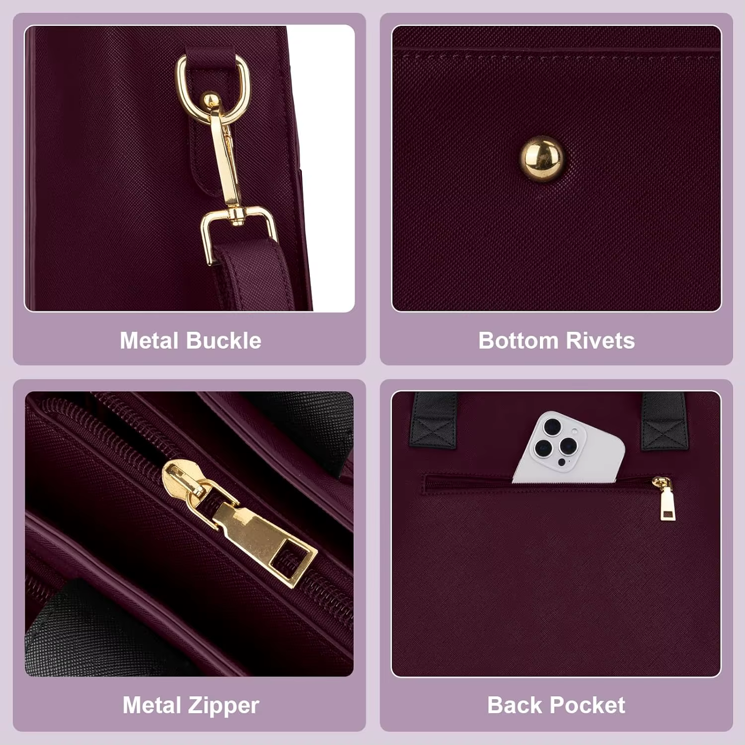 MOSISO – fourre-tout en cuir PU pour femmes