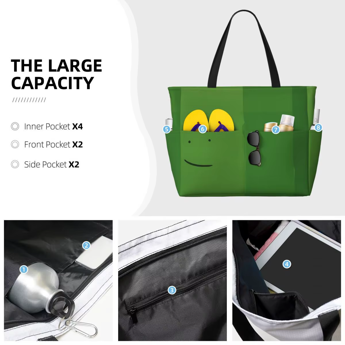Liam Plecak From HFJone (SMILE) Sac fourre-tout de plage