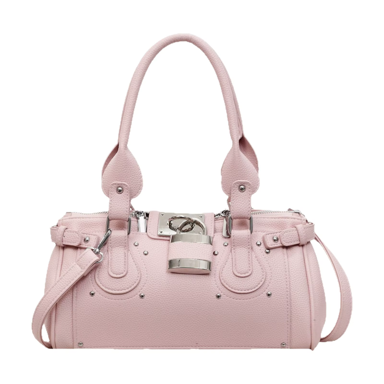 Sac à main rétro à boucle de verrouillage