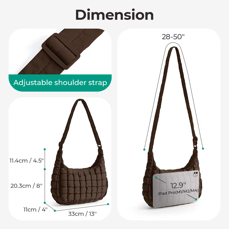 BAGSMART Sac hobo grande capacité pour femme