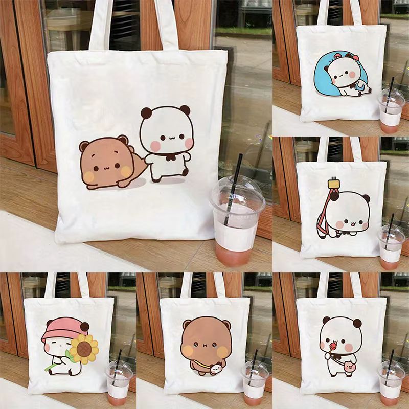 Sac fourre-tout pliable en toile Bubu Dudu Anime