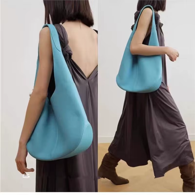 Sac seau bleu à la mode pour femmes
