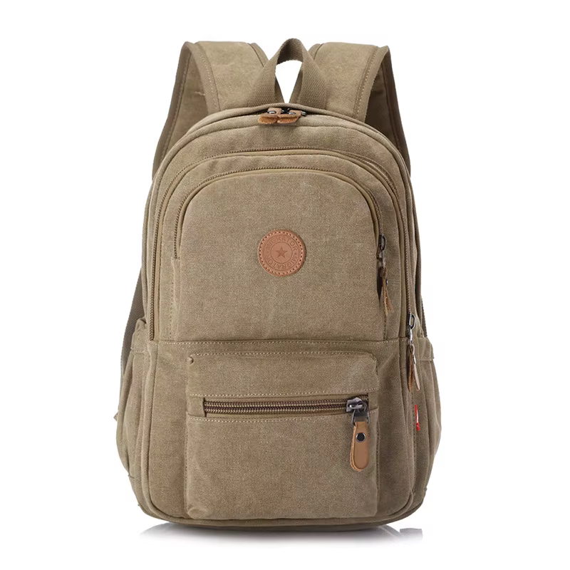 Version coréenne sac à dos à la mode sac à dos en toile décontracté unisexe voyage ordinateur sac d'école grande capacité rétro étudiant sac à dos