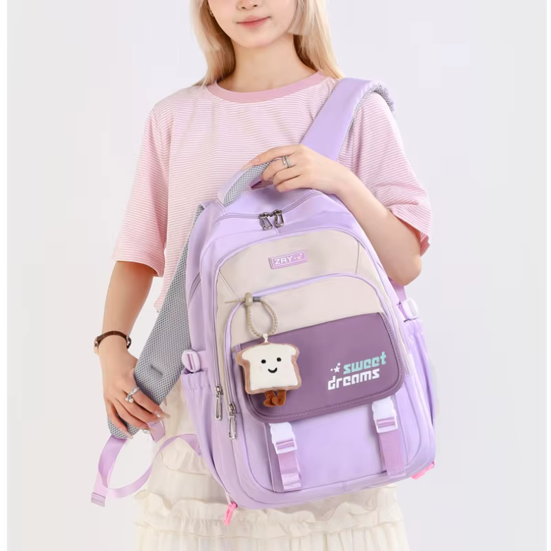 Sac à dos pour filles, sac à livres Kawaii pour adolescents