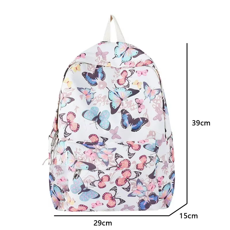 Mode papillon modèle coréen femmes sac à dos étudiant sac à dos pour l'école livre stockage et organisateur de voyage rюкзак с экраном