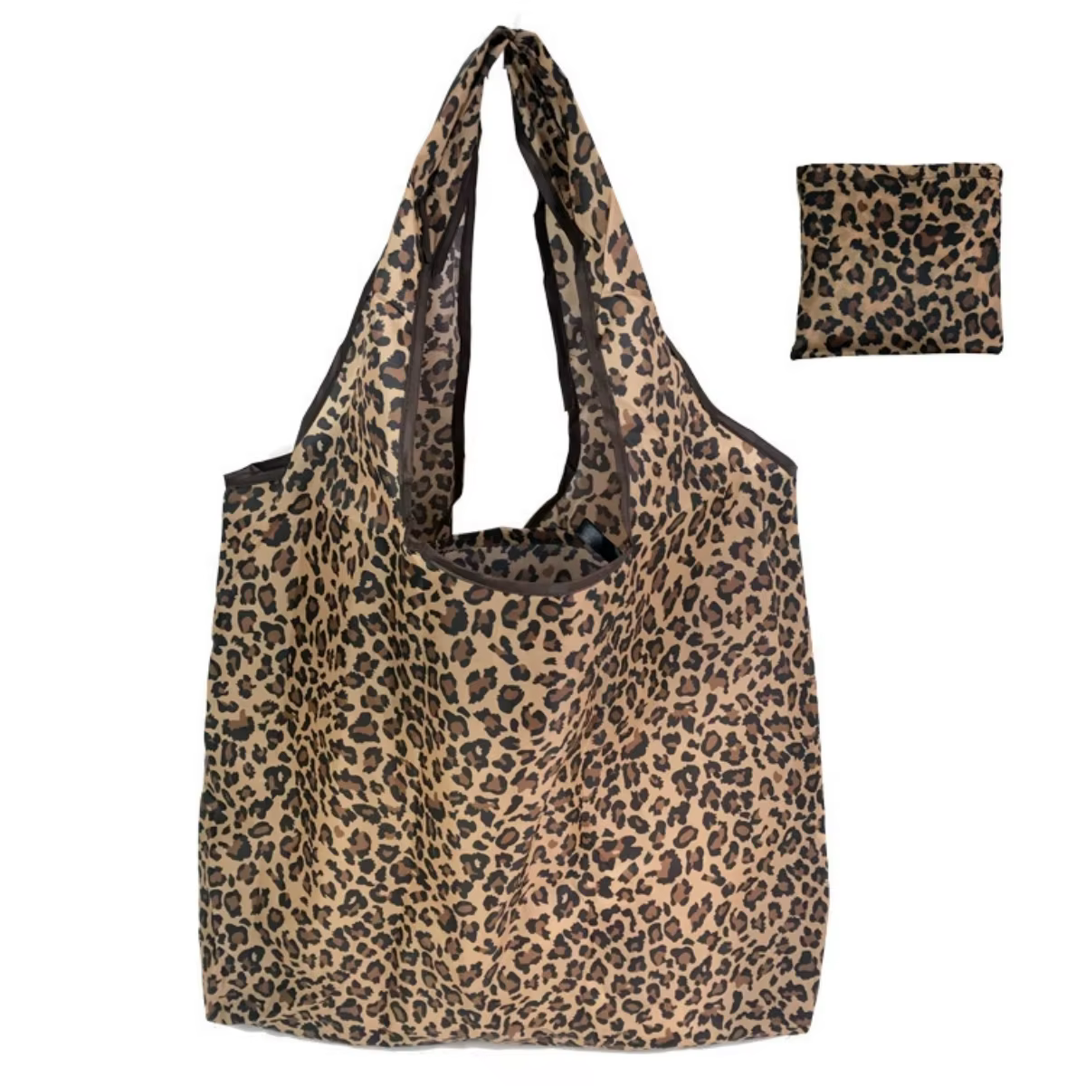 Sac de Shopping à main imprimé léopard de grande capacité
