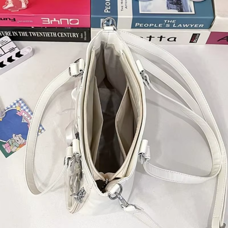 Sac bandoulière Ita Bag rouge petit format Italife avec ruban