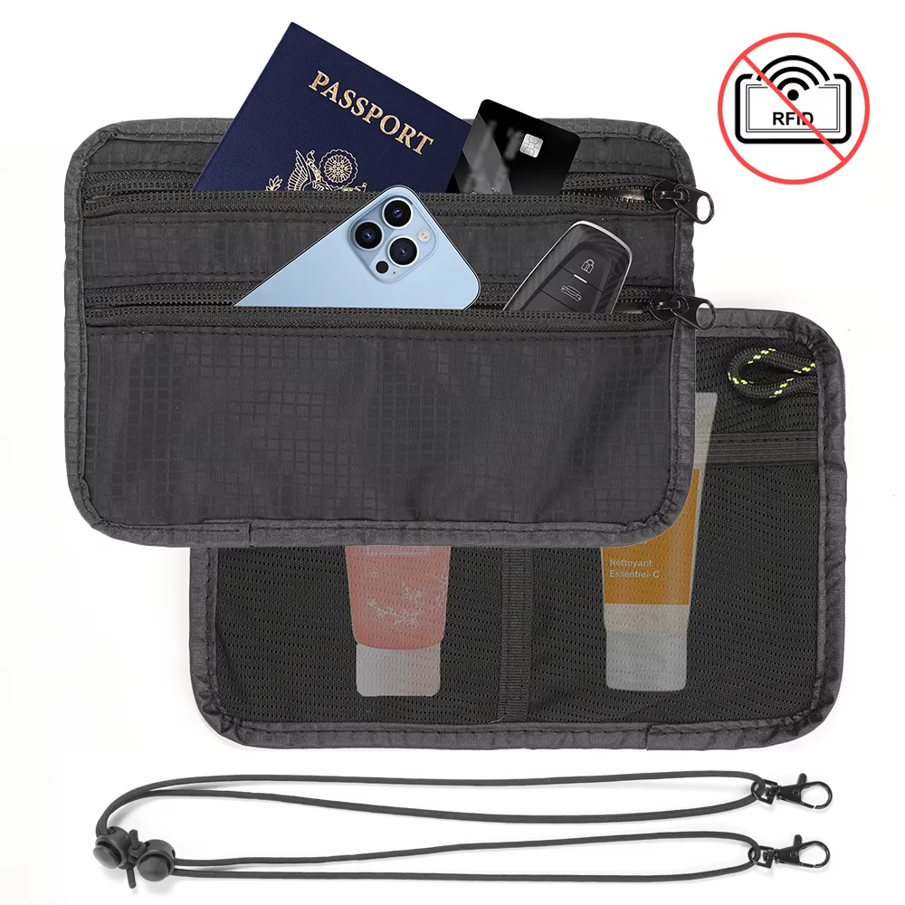 Poudres porte-passeport pour voyage