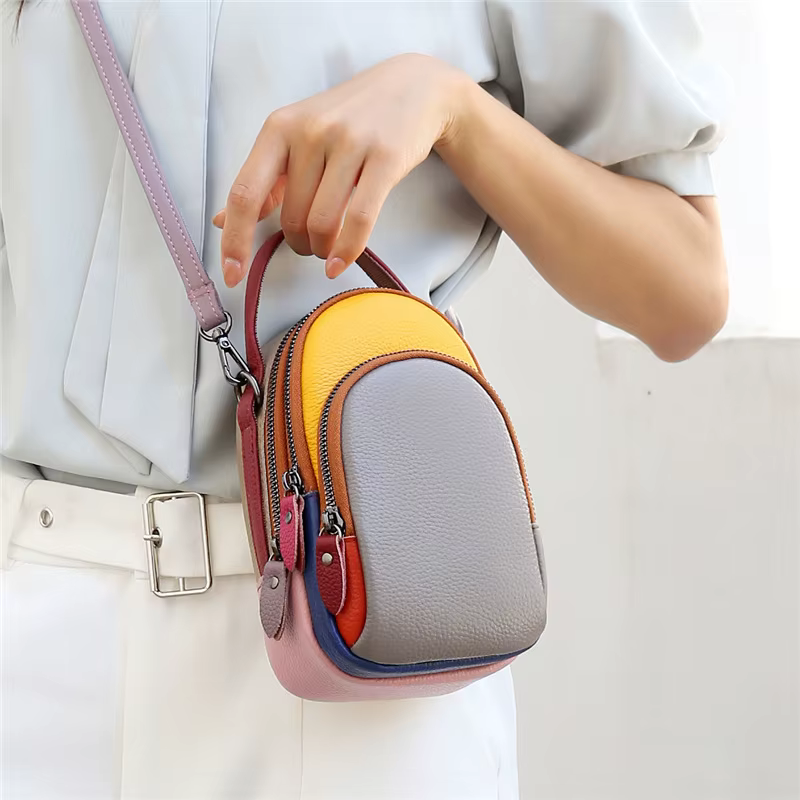 Rangement en cuir pour téléphone portable