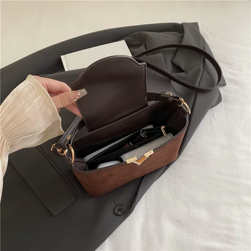 Mini sac en daim à la mode pour femmes