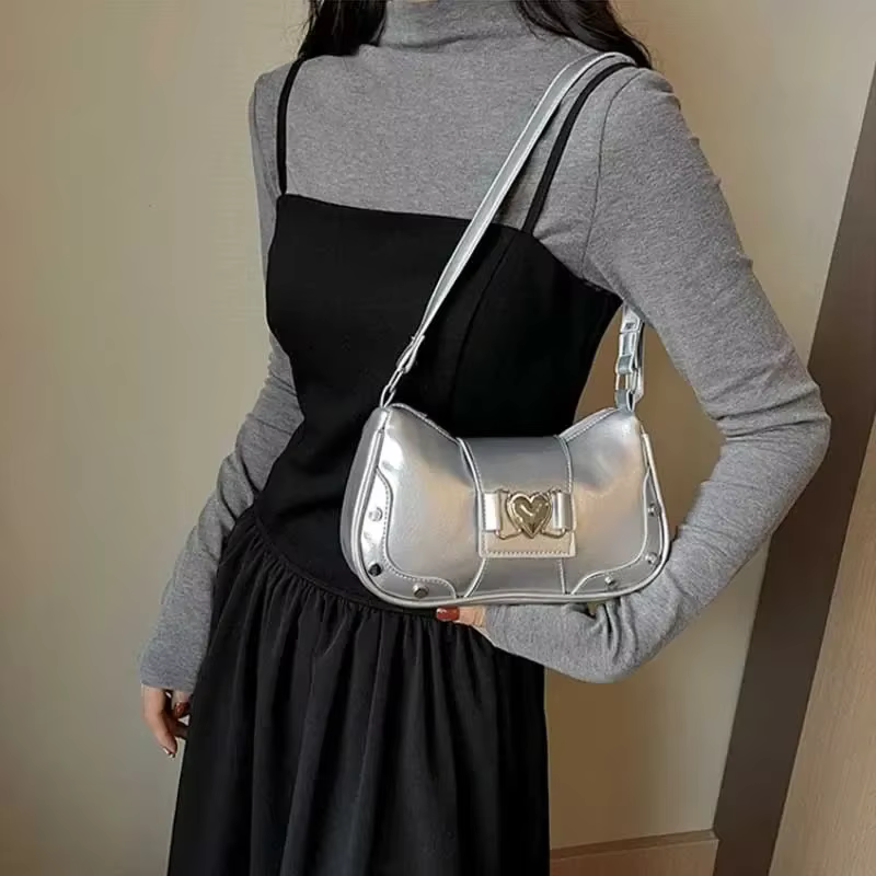 Sac sous les bras plissé pour femmes