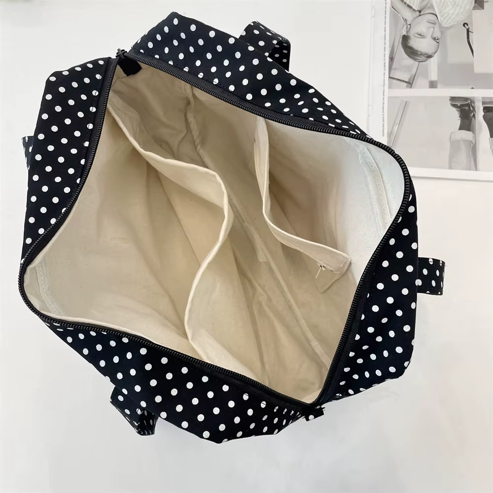 Épaule sous les bras Y2K Ulzzang Ita Sac Femme à pois Sac fourre-tout à la mode Bolso Transparent Sac