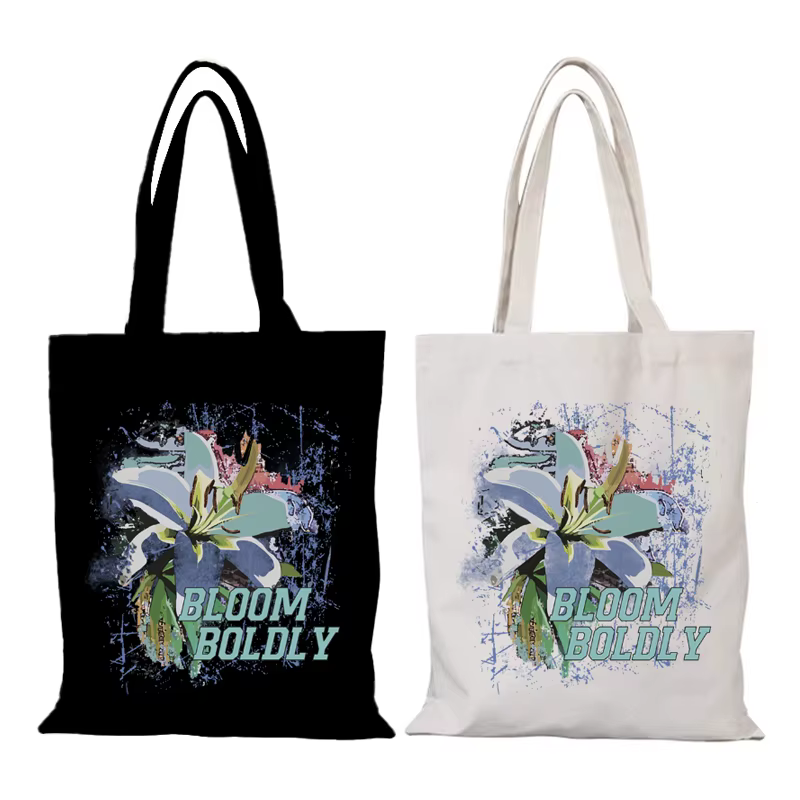 Sac cadeau fleurs toile sac fourre-tout mode femmes sac à main loisirs sacs en tissu
