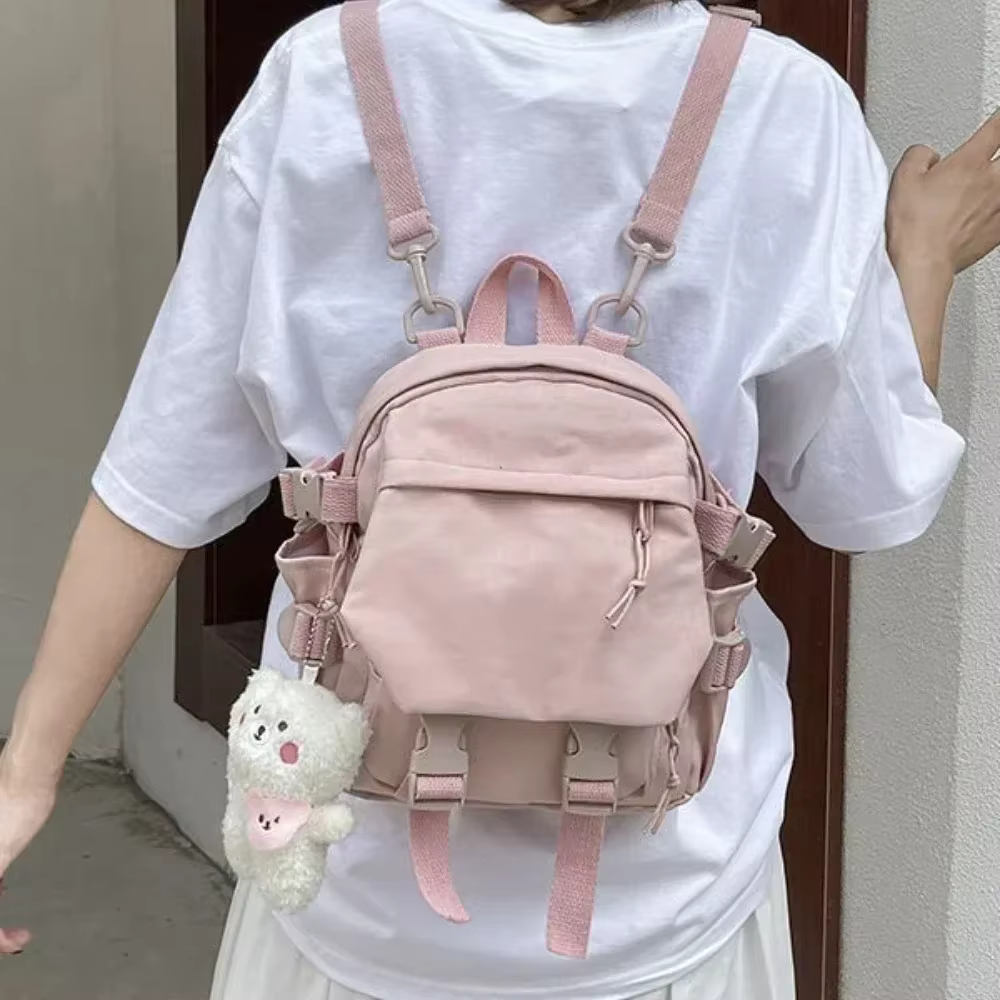 Mode Kawaii Mini sac à dos femmes sac à bandoulière pour adolescentes multi-fonction petit sac à dos dames Travle école sacs à dos