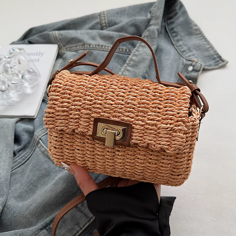 Nouveau Sac à Main en Paille Été 2026 pour Femme