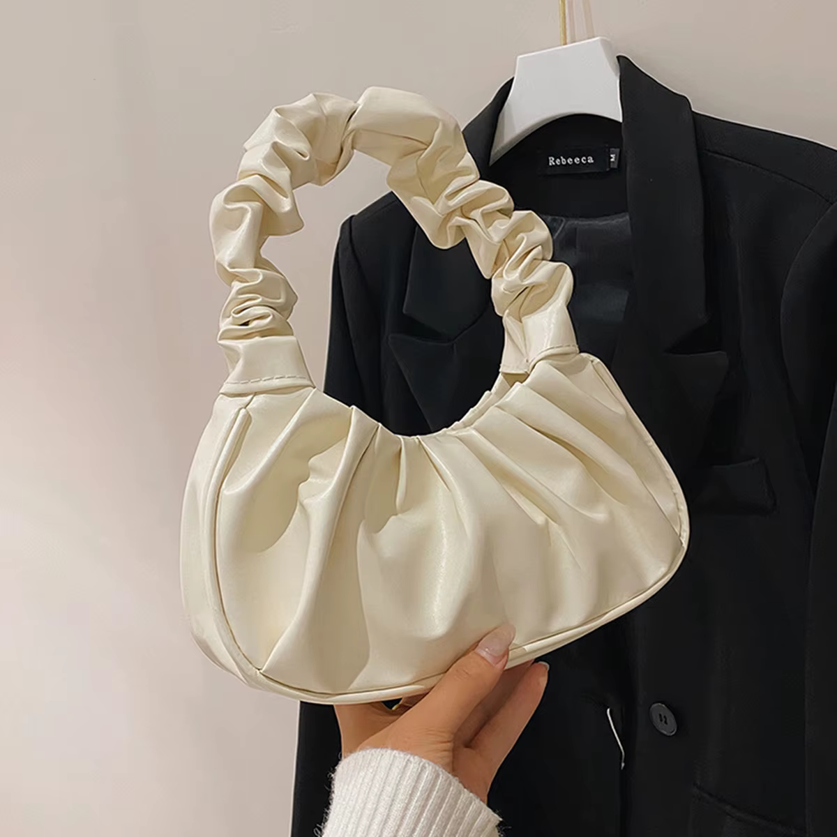Sacs à main plissés pour femmes
