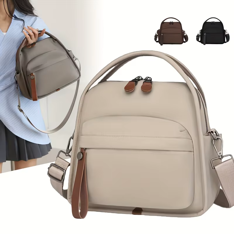 Sac à bandoulière Simple à poches multiples pour femmes