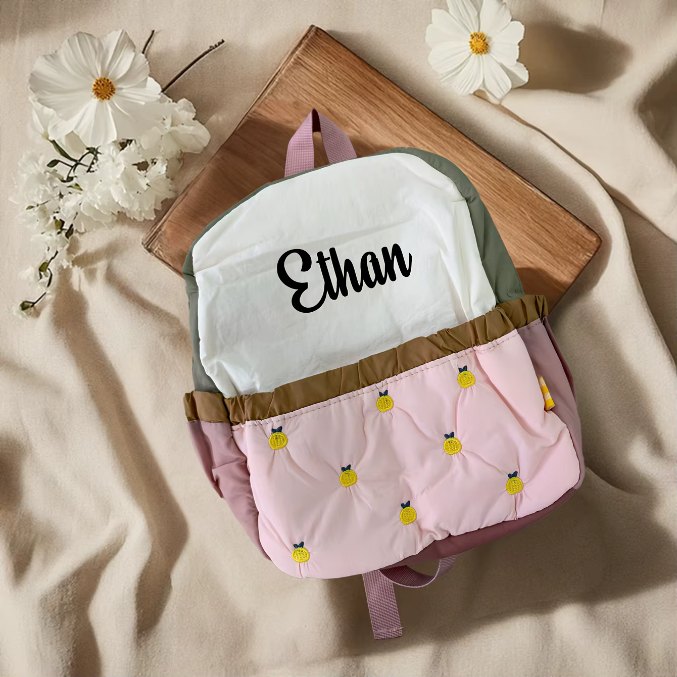 Sac à dos extérieur automne hiver pour enfants - Nom personnalisé