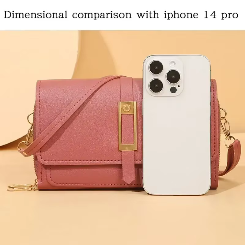 Sac à téléphone portable pour femme en PU