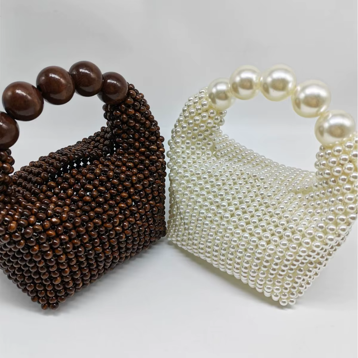 Sac à main perlé fait main pour femme