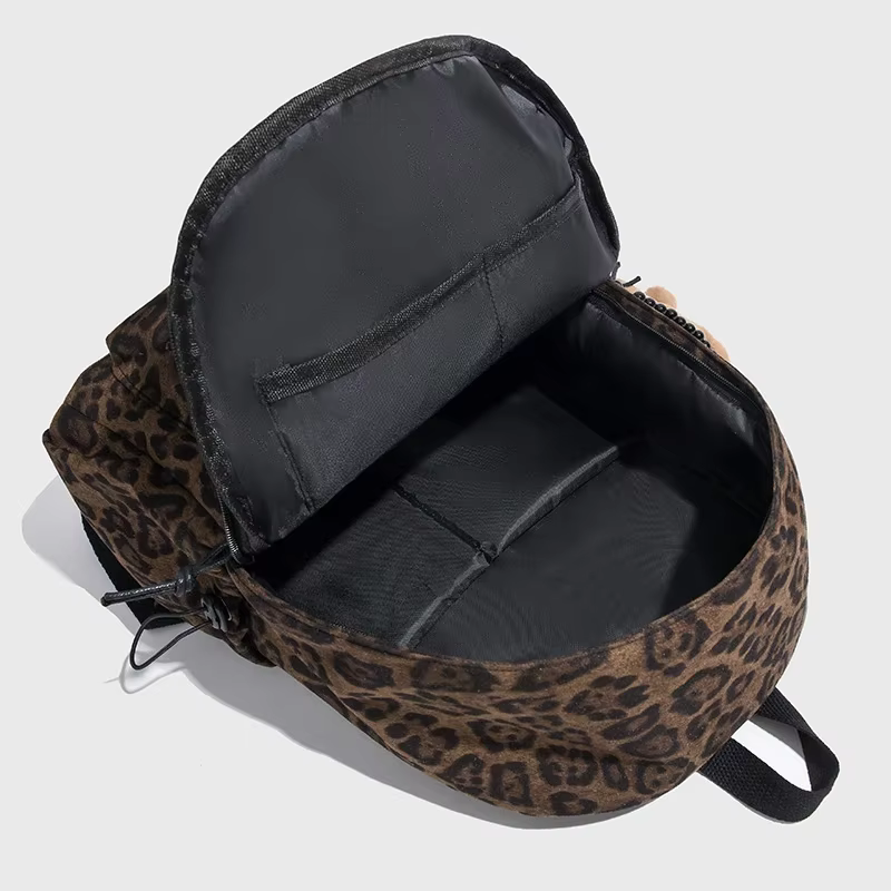 Sac à Dos Imprimé Léopard pour Femme