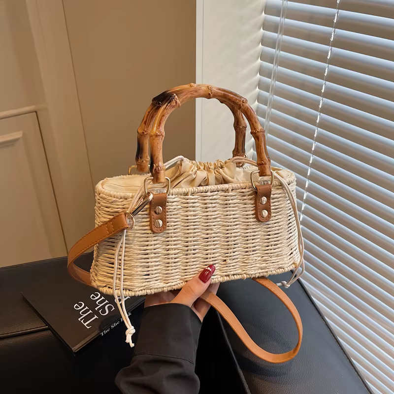 Tissu couleur unie sacs à bandoulière chaîne exquise haute beauté dames