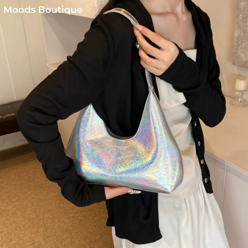 Sac luxe sac à mains femme MOODS-Sac à main en cuir verni pour femme
