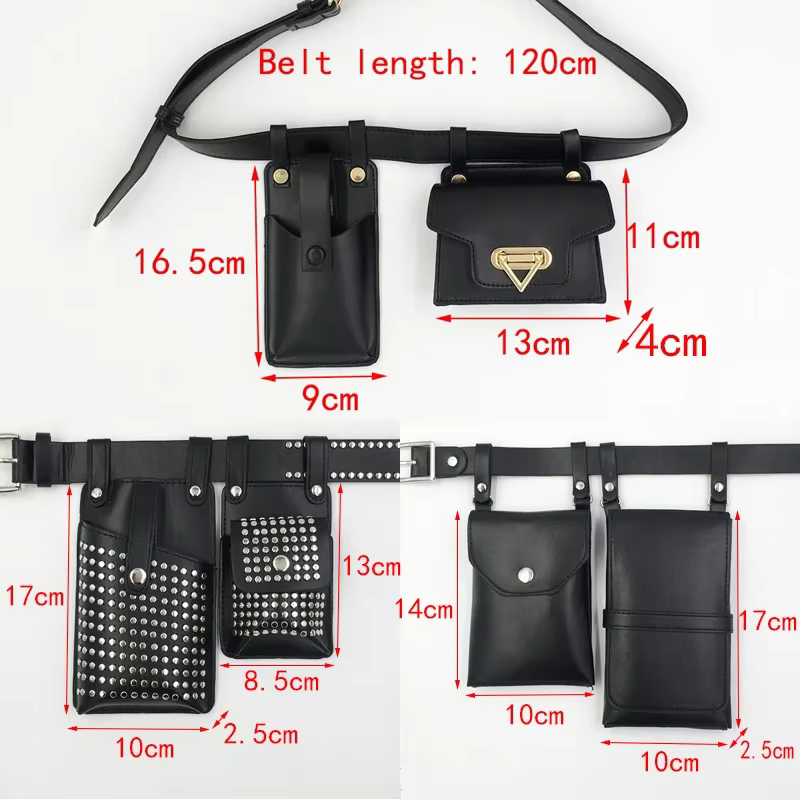 Sac de ceinture 2 pièces pour femmes