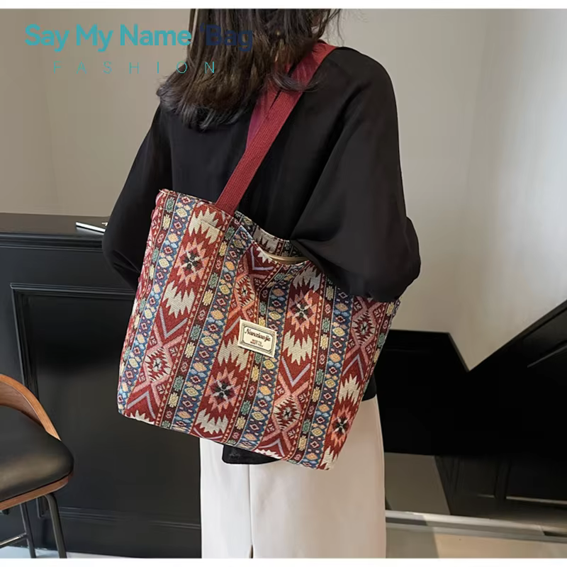 Sac de Style ethnique de grande capacité pour femmes