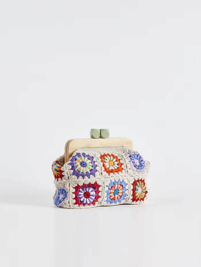 Pochette crochet granny pour femme