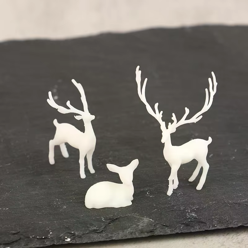 Mini cerf en résine cristal