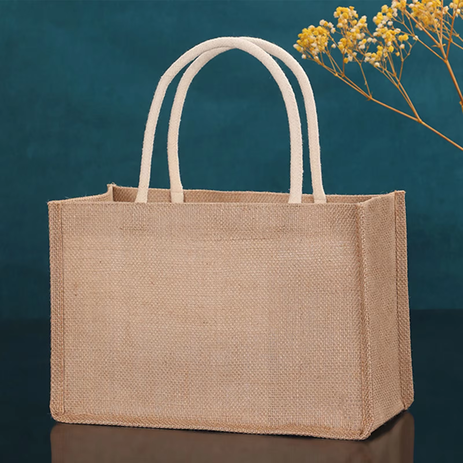 Sacs fourre-tout en toile de Jute vierge