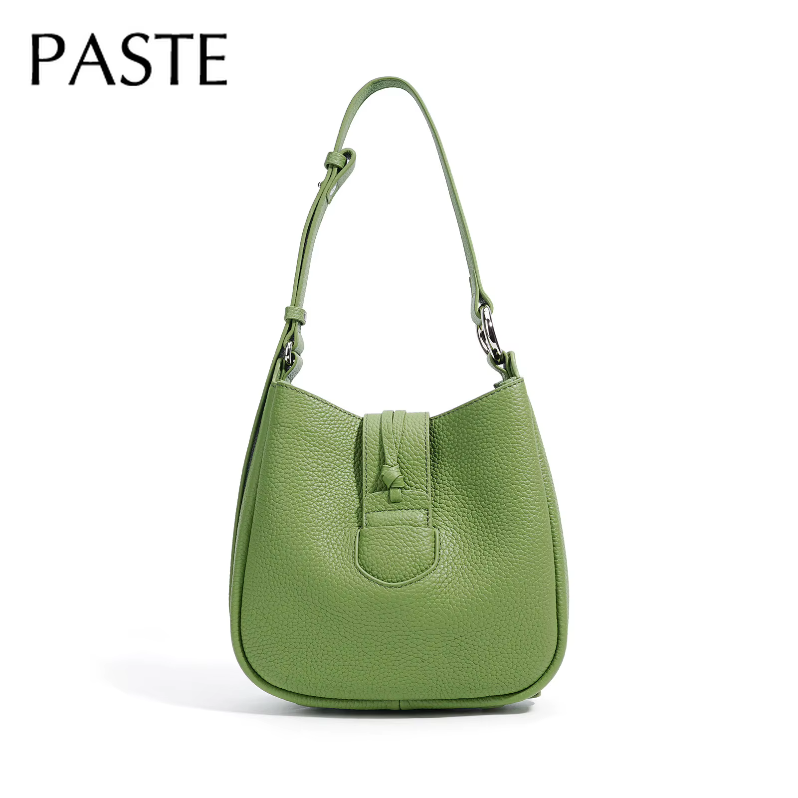 Krean Style facile poignée réglable seau fourre-tout couleur vert bleu 100% cuir de vache pleine fleur femmes sac à bandoulière livraison directe
