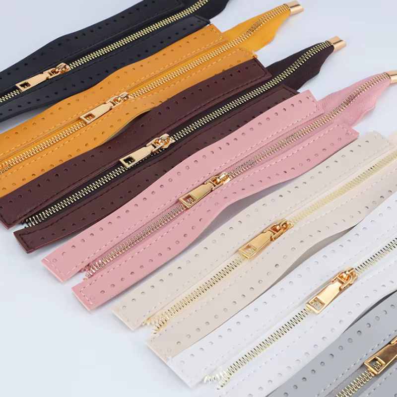 Fermeture Éclair en Cuir PU pour Sac à Main