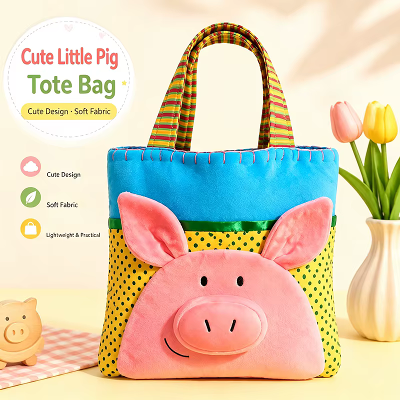 Sac fourre-tout tressé en paille fait main en forme d'éléphant