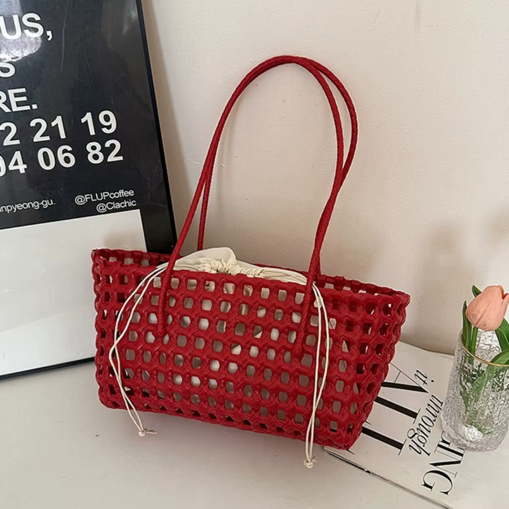 Sac à main en paille tressé à la main pour femme