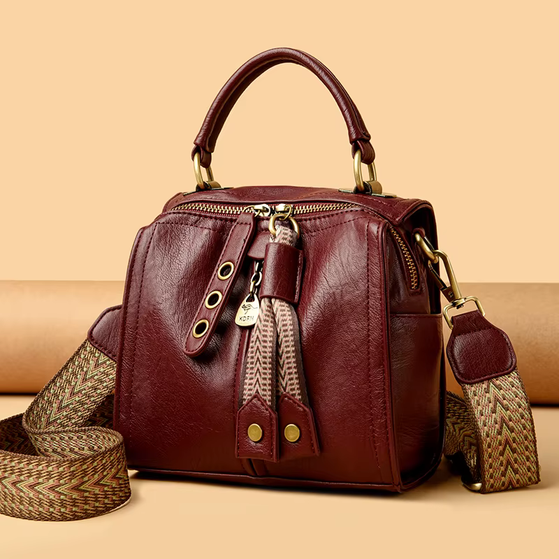 Sac à Main en Cuir de Vache group pour Femme