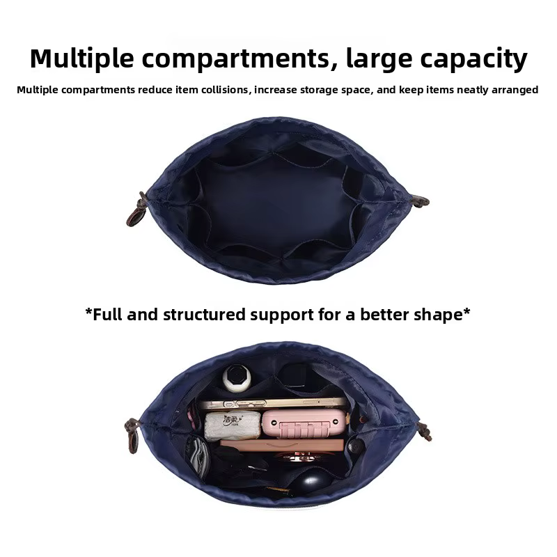 Sac seau imperméable avec monogramme et doublure intérieure en papier DuPont