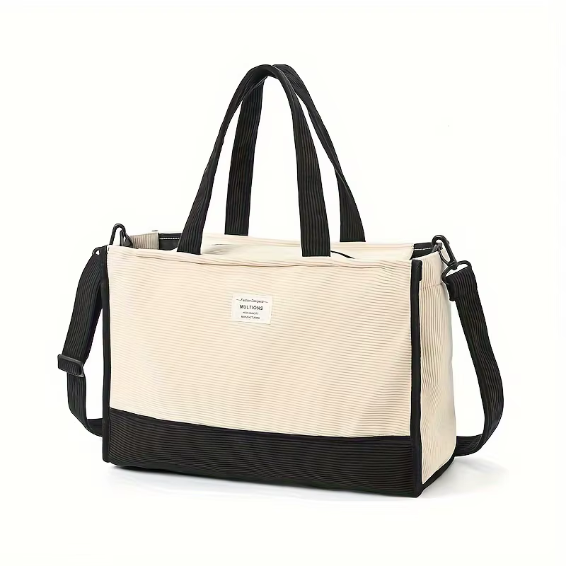 Sac à main rétro en velours côtelé pour femme