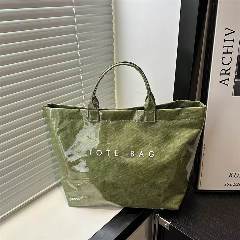 Sac fourre-tout Transparent avec lettres rétro