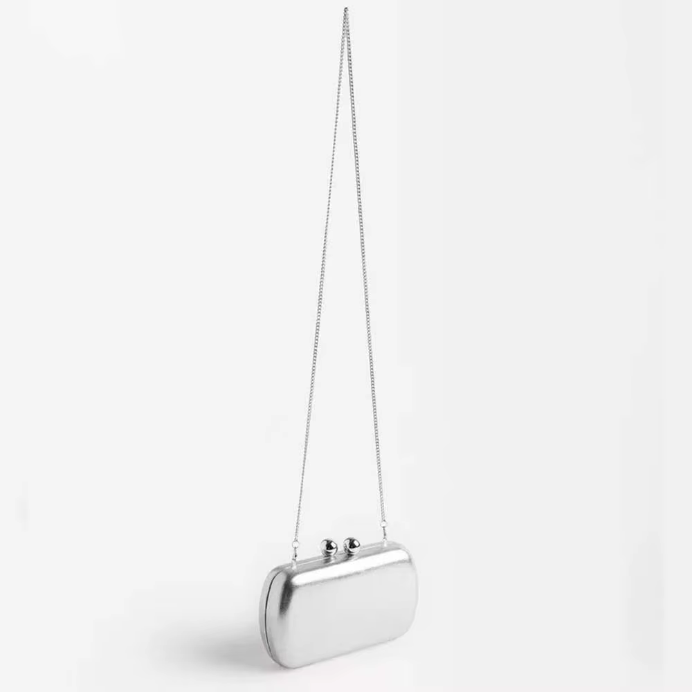 Pochette argentée pour femmes