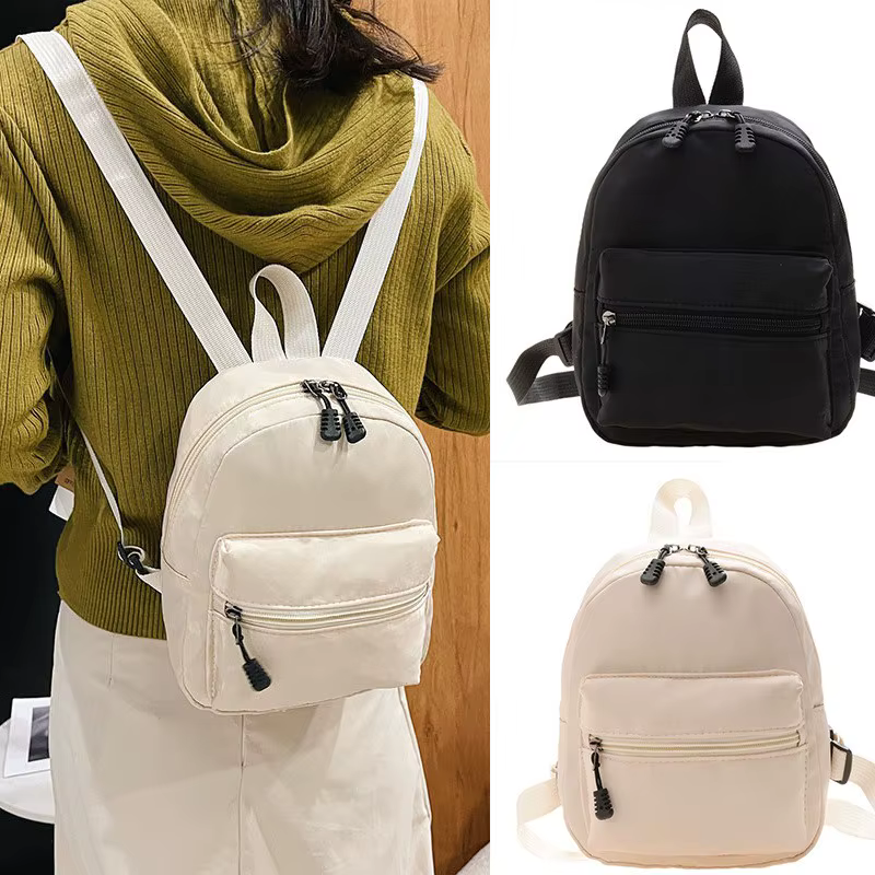 Mini sacs à dos tendance en Nylon pour femmes