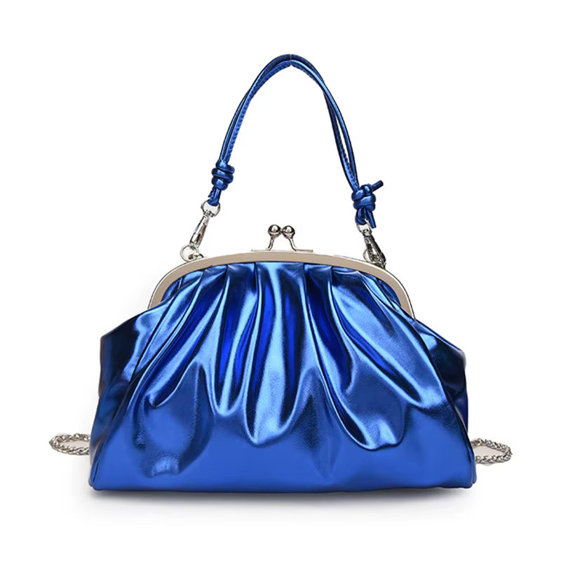 JOWomen-Sac à bandoulière plissé pour femme
