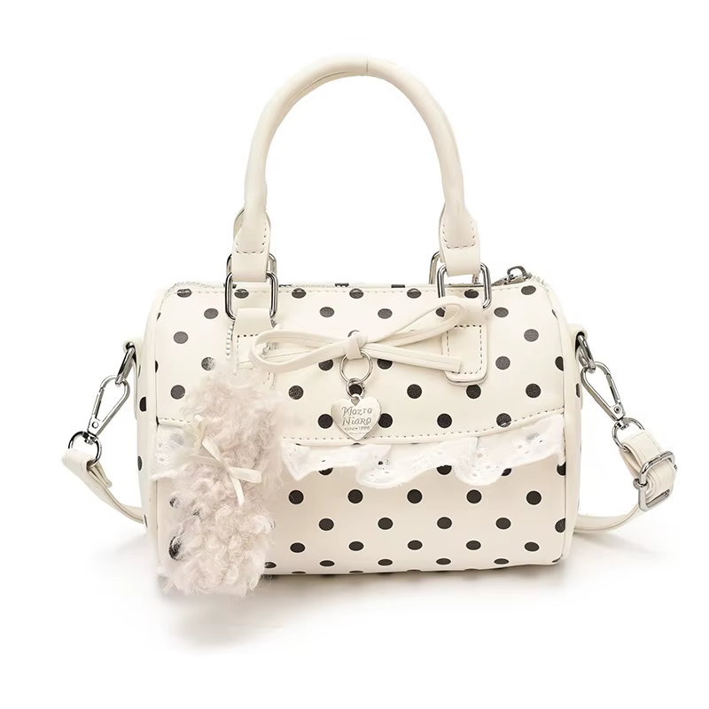 Sac bandoulière Lolita à pois pour femme