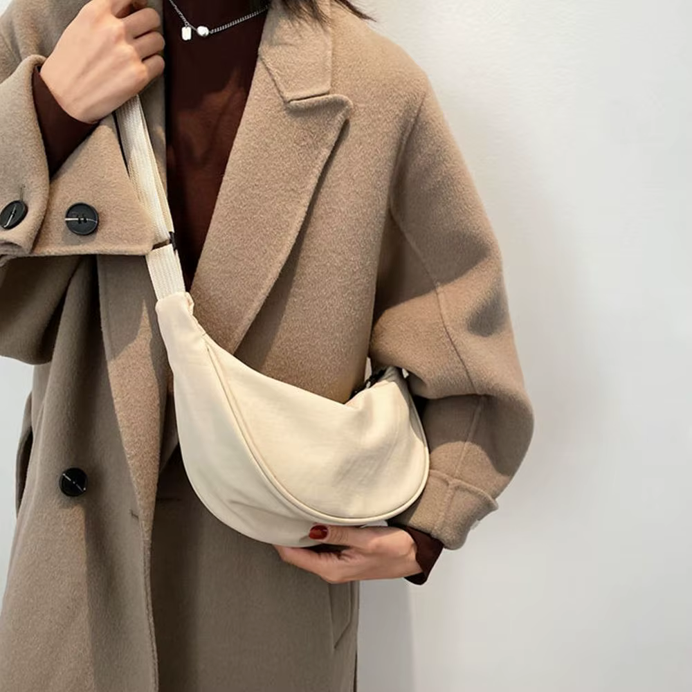 Sac à bandoulière en Nylon Orange pour femmes