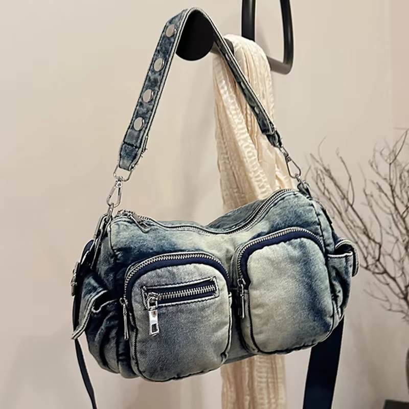Denim Vintage bandoulière sac