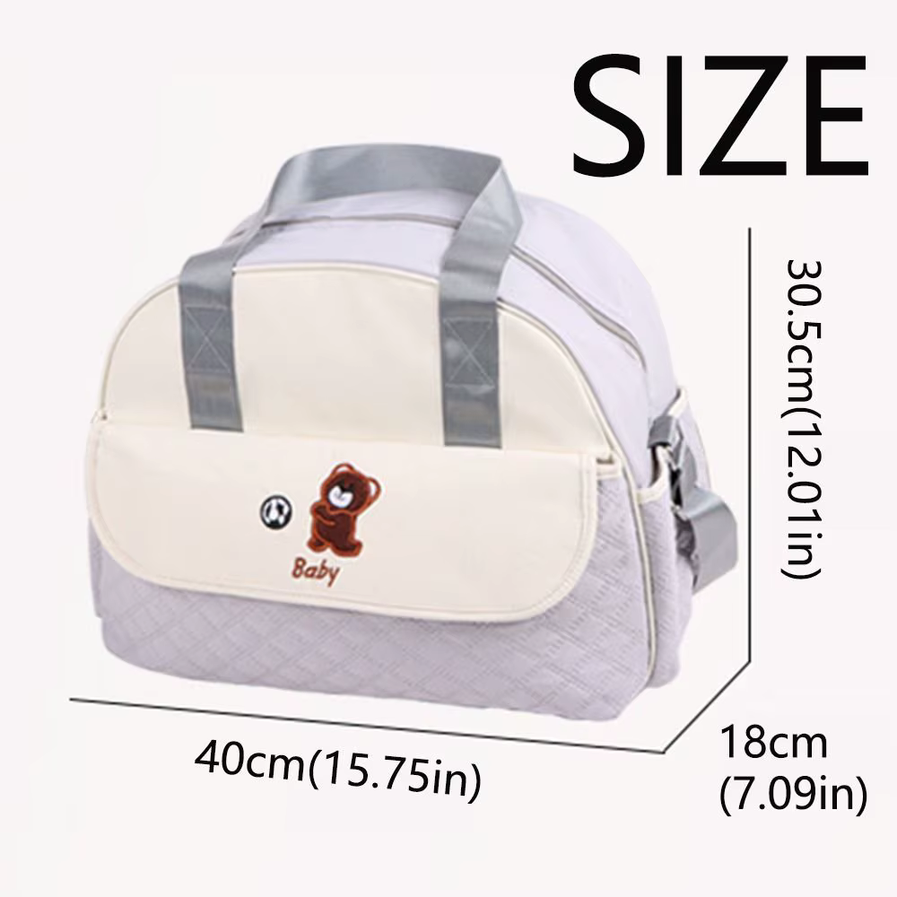 Sac à bandoulière créatif à motif d'ours pour maman