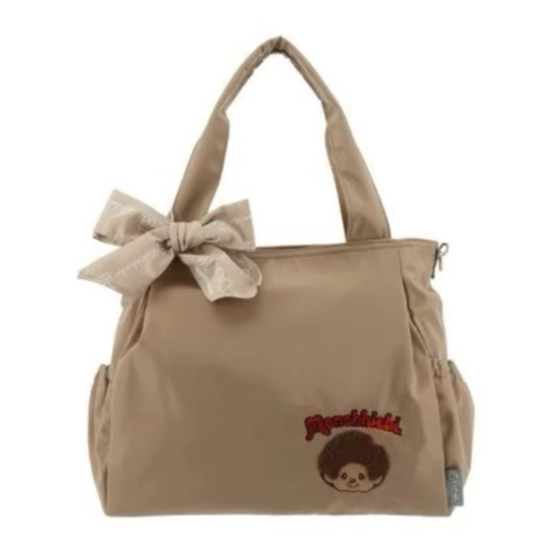 Nouveau Kawaii mignon japonais Mengqiqi brodé Oxford tissu sac à main grande capacité sac à bandoulière décontracté Hangable bagages voyage