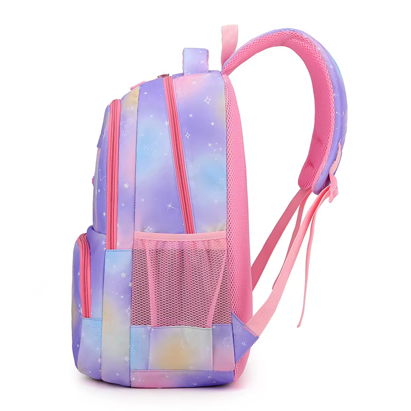 Sac à dos de mode de haute qualité pour filles élèves du primaire niveaux 3-6 dégradé de couleur Campus Double sac à bandoulière